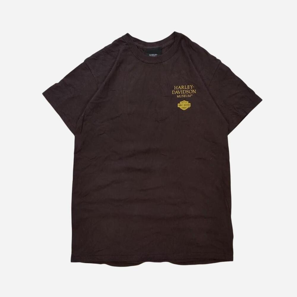 00s Harley Davidson brown tee